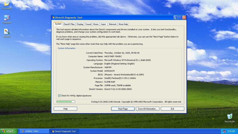 Kit retro PC socket 478 Intel Pentium 4 2.4Ghz/512Mb/160Ata