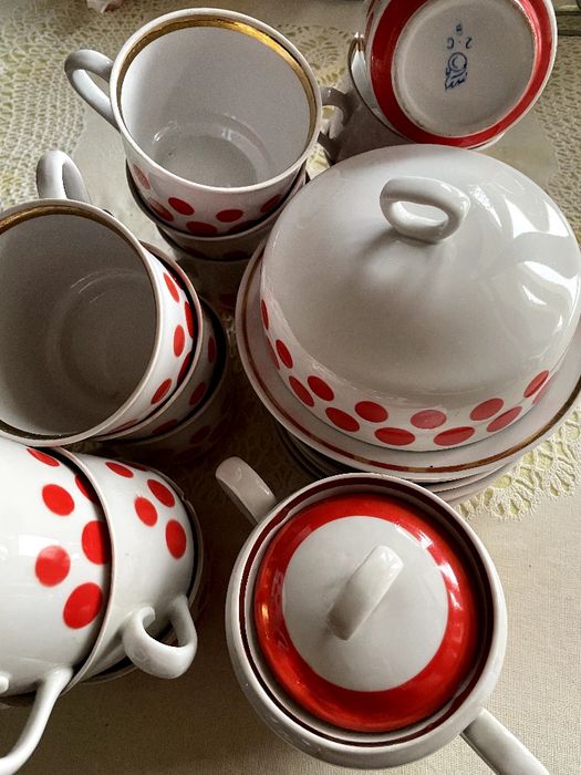 Борисовский фарфор чайный сервиз