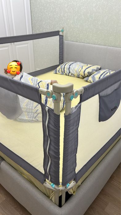 Бортики в кровать 3 шт