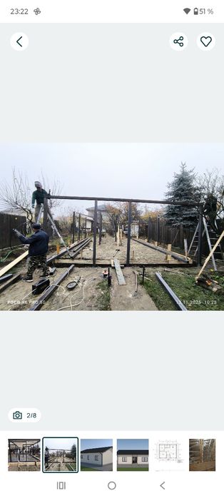 Case pe structura metalica