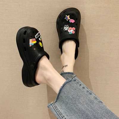 Чехли тип крокс XY Classic пантофи с 3D апликация тип сабо чехли