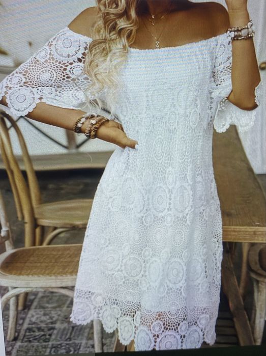 Дамска рокля дантела