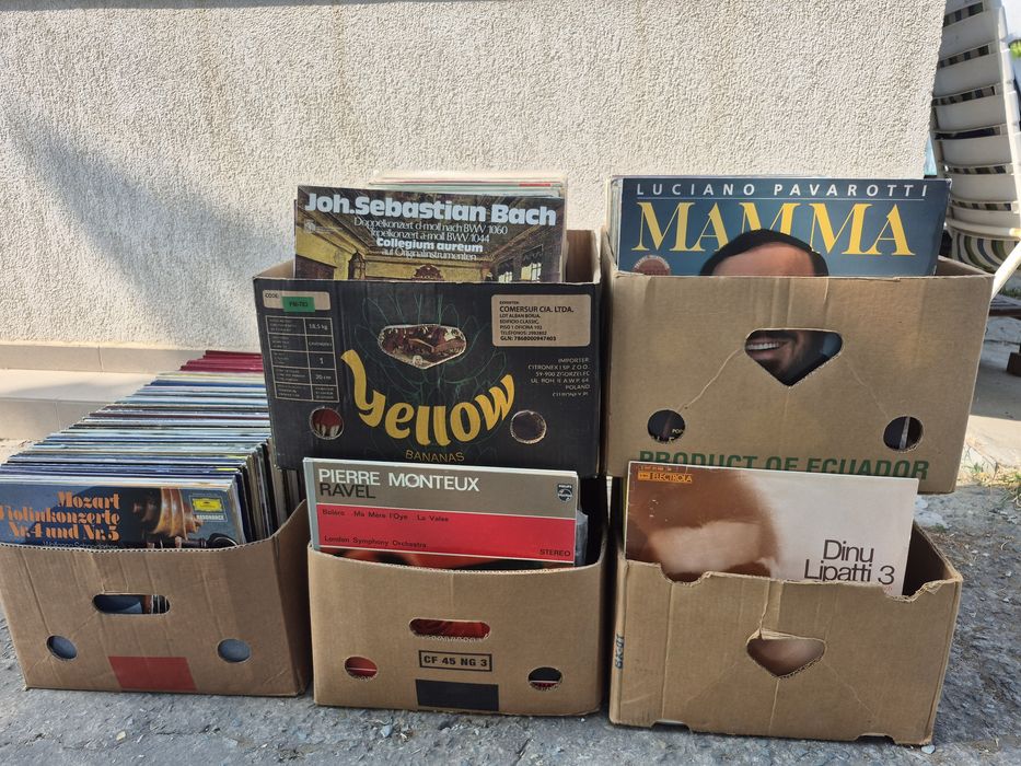 Vând Lot 7500lp Discuri Vinil colectie muzica clasica mixta