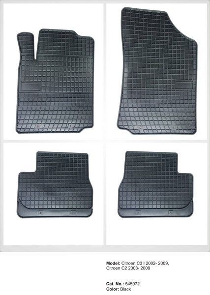 Covoare cauciuc CITROEN C3 I 2002-2009
