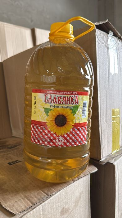 Подсолнечное масло рафинированны8е оптом
