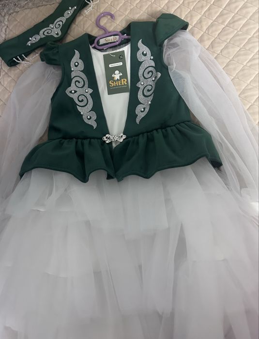 Новое казахское платье на девочку