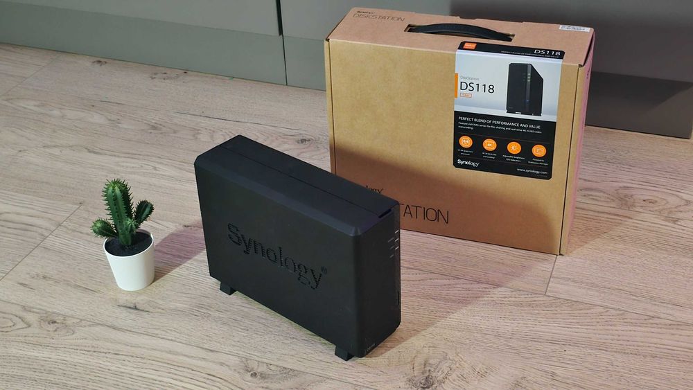 NAS Synology DS118 Quad-Core 4K Backup & Media Server - BLACK FRIDAY