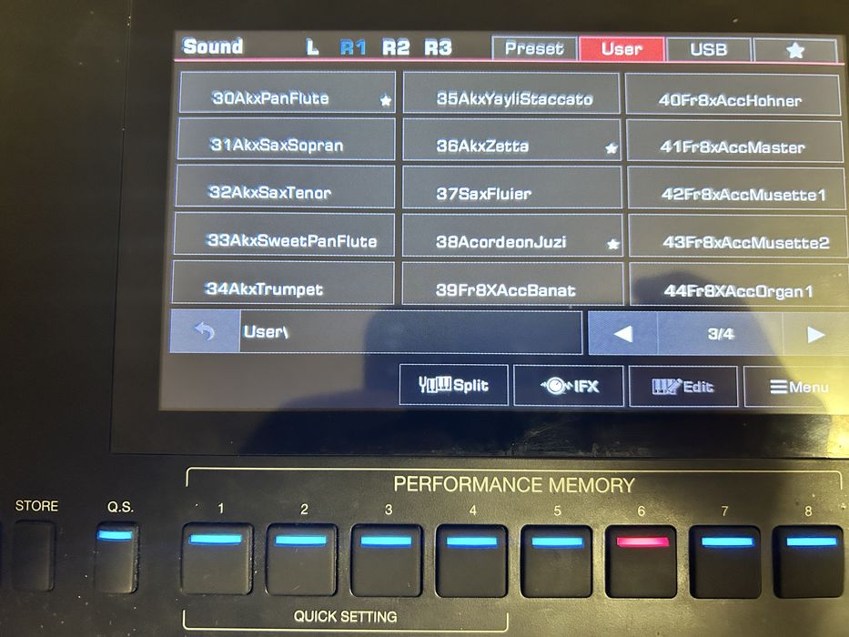 Vand orga tohmann ak x1100