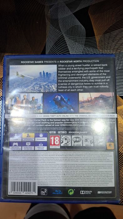 Gta 5 premium диск на ps 4  бу