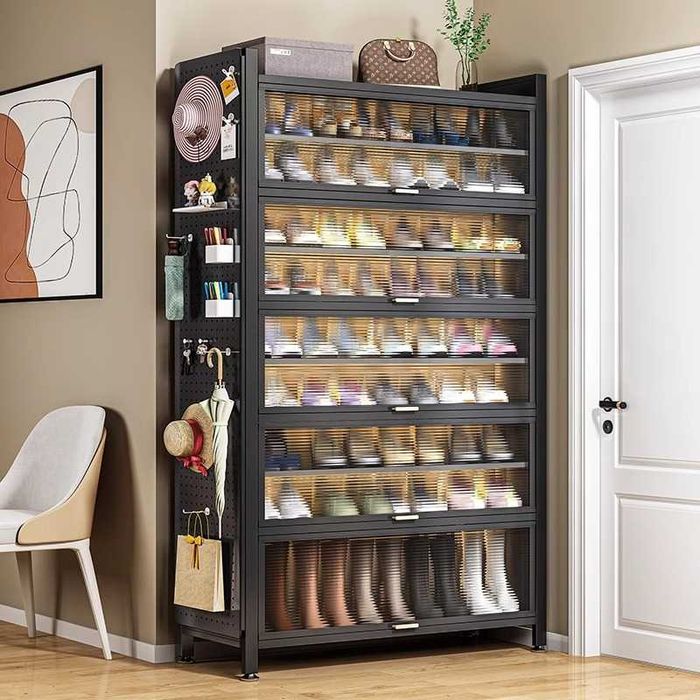 шкаф для обуви в прихожей/ очень вместительная модель/ для обуви