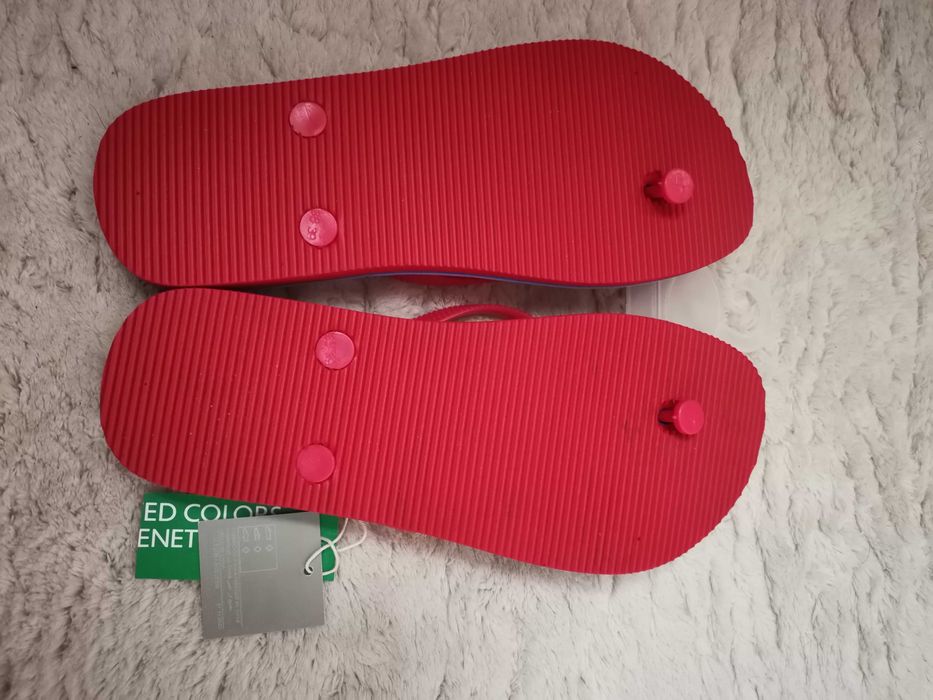 Джапанки Benetton НОВО Бенетон №38 провипоплъзгаща подметка Italy