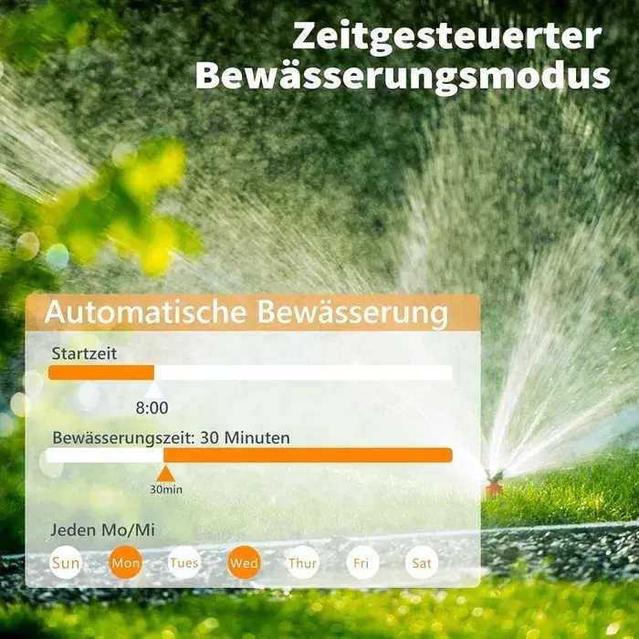 Computer irigații Diivoo WiFi 2 ieșiri cu debitmetru de apă încorporat