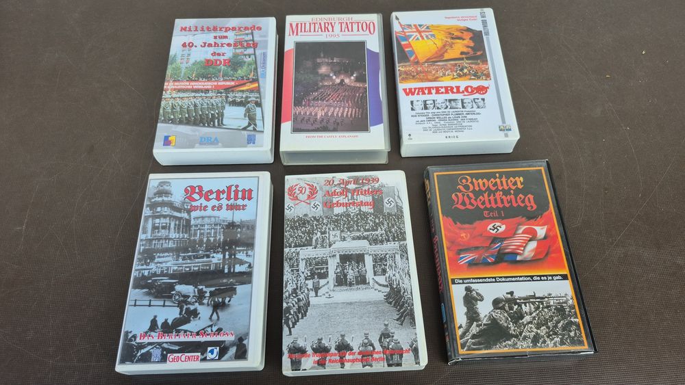 Vând Lot 12 casete video originale,Documentare & istorice