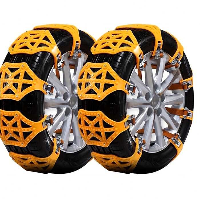 Вериги PVC – 8 броя комплект с метални шипове и аксесоари лесен монтаж