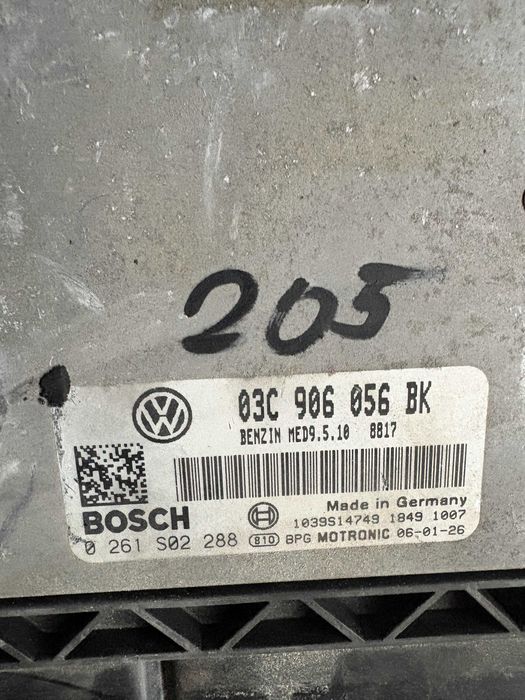 Компютър еку ecu електронен блок двигател Туран 1.4тси 140кс BMY