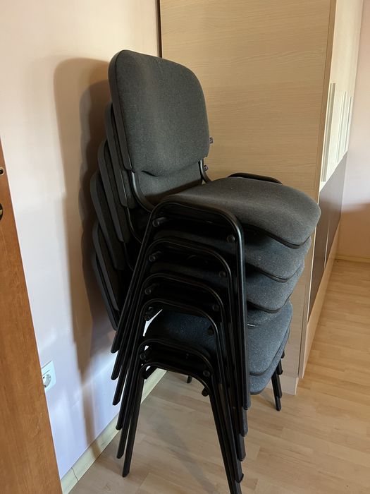 Офис стол черно/сив цвят