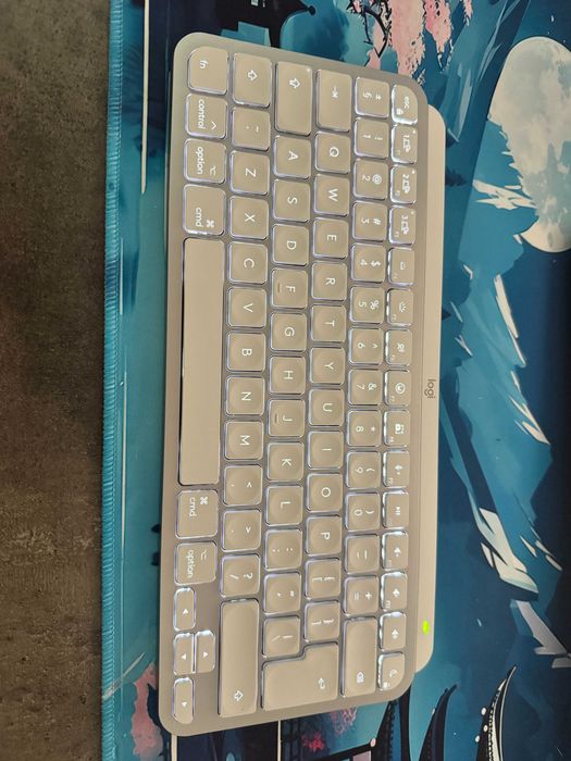 Tastatura Wireless LOGITECH MX Keys Mini, USB, Bluetooth, Layout US INT, alba