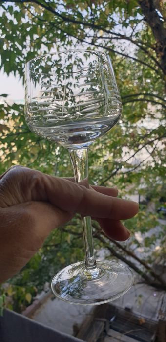 Фужеры ликерницы  богемия