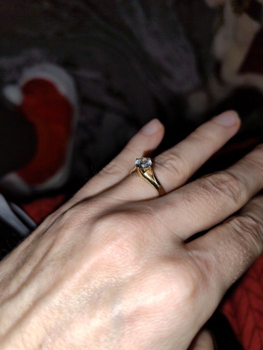 Inel aur galben 14 k