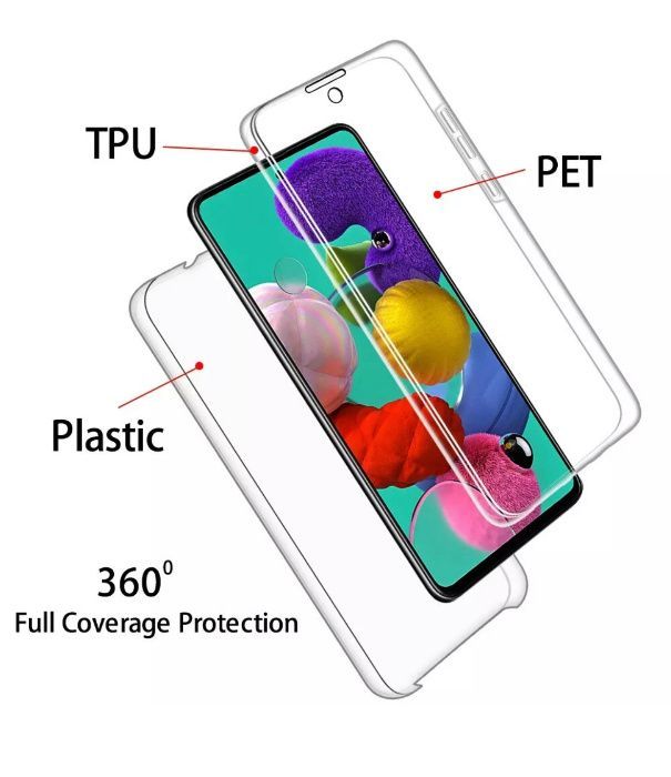 Husa CRYSTAL 360° fata + spate Samsung Galaxy A53 5G / A70 / A71 / A72