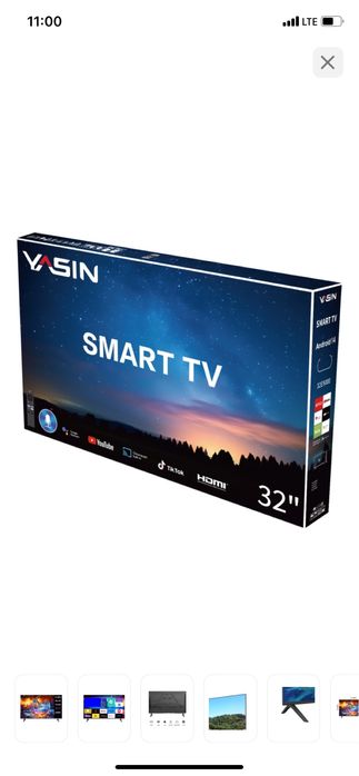 Smart Телевизор Yasin 32E9000 81 см Led
