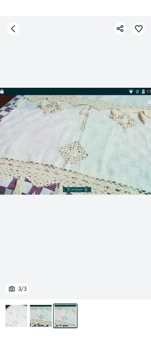 STERGAR/PROSOP  tradițional din in,lucrat cu ciurul și brodat manual