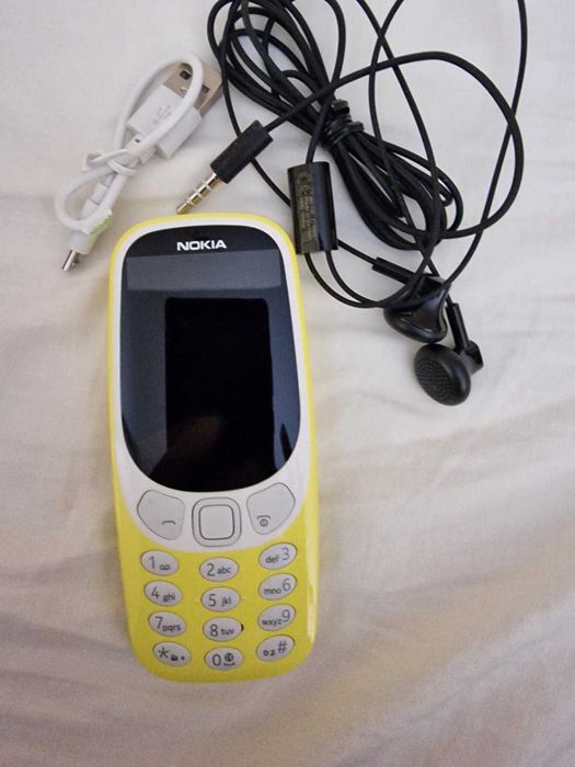 Мобилен телефон Nokia 3310 4G жълт отключен пълен комплект