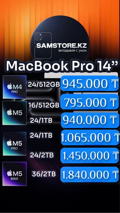 MacBook Pro M5 pro 14” 16” Макбук Про М5 мак 2026 m5pro m5max m4pro