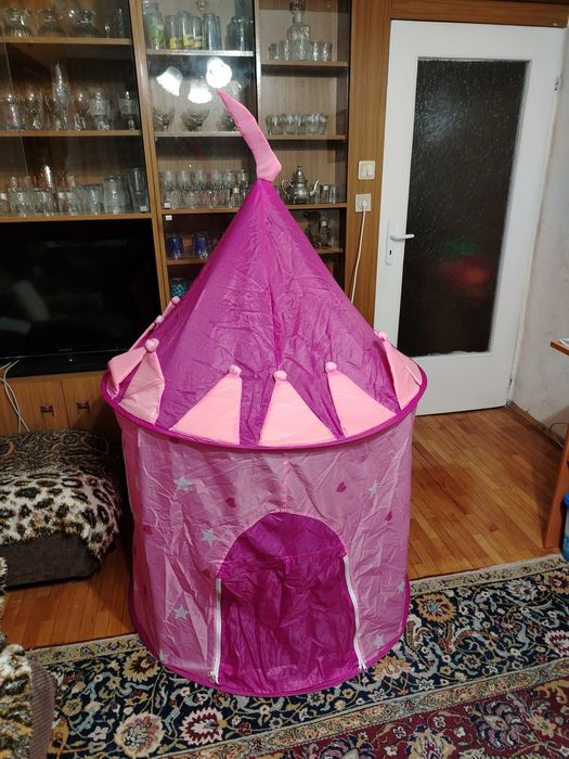 Детска палатка замък за принцеси