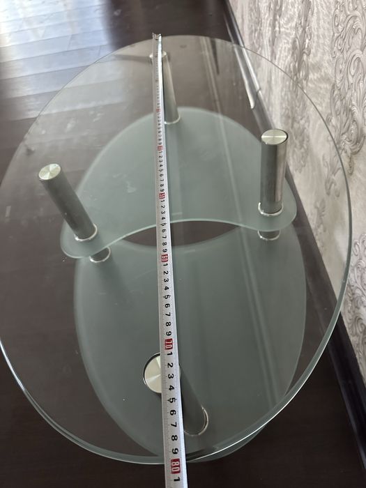 Журнальный стол стеклянный