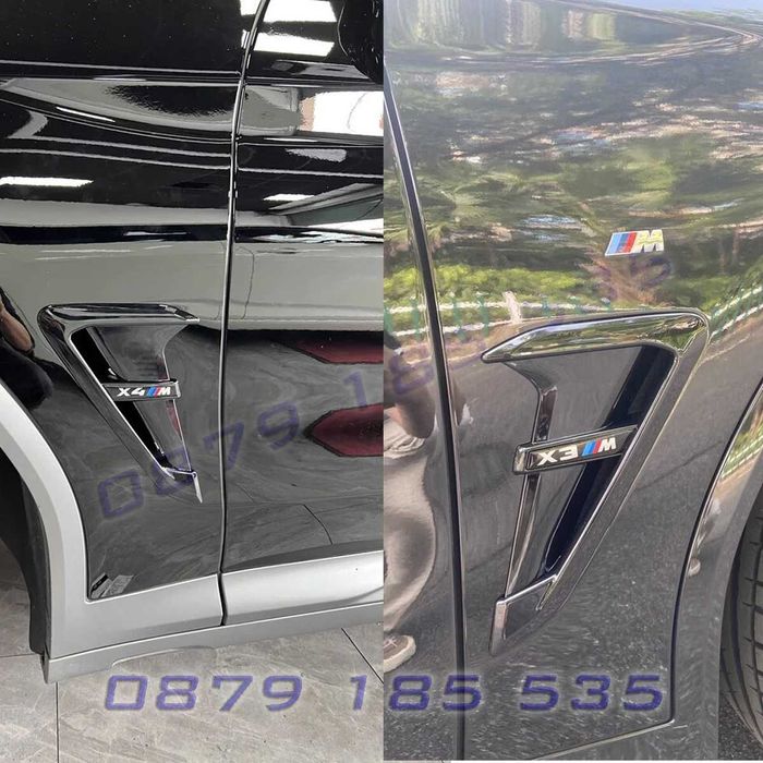 Тунинг капаци добавки въздуховоди BMW X3 G01 X4 G02 лайсни калници бмв