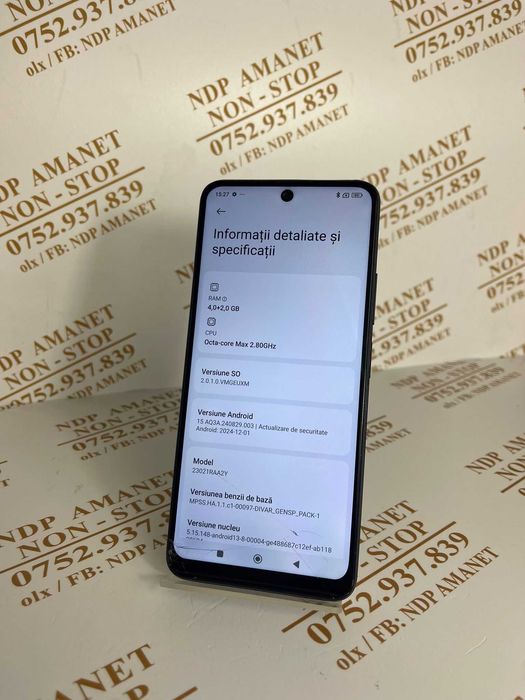 NDP Amanet NON-STOP Bld.Iuliu Maniu 69  REDMI NOTE 12 (53327)