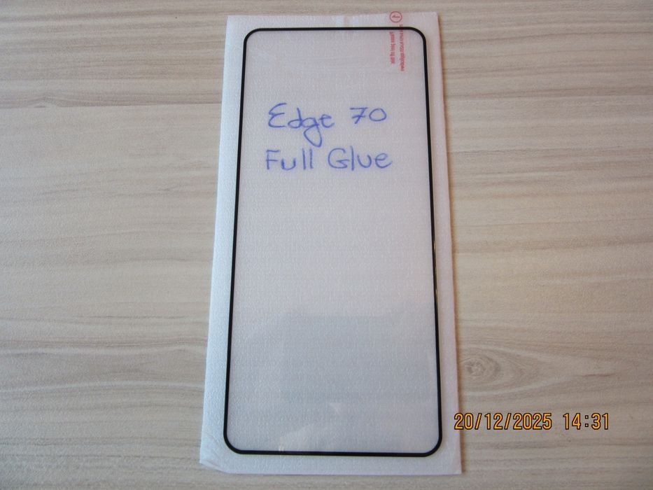 Motorola Edge 70 5G / 5D ЦЯЛО ЛЕПИЛО Стъклен протектор за екран