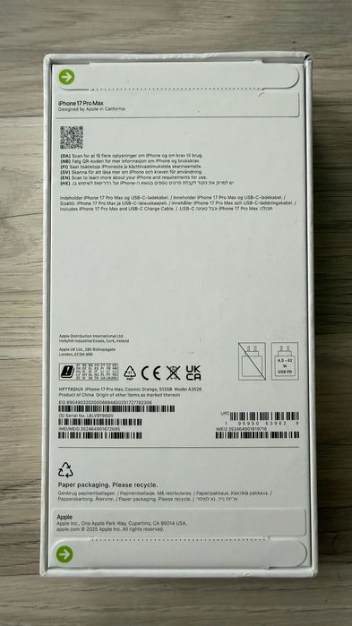 iPhone 17 Pro Max 512GB