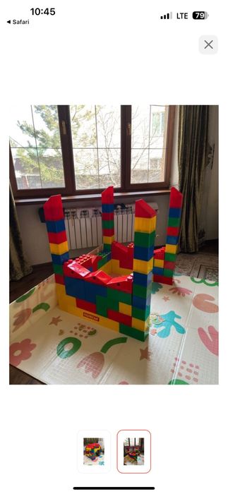 Продам конструктор большие блоки полесье