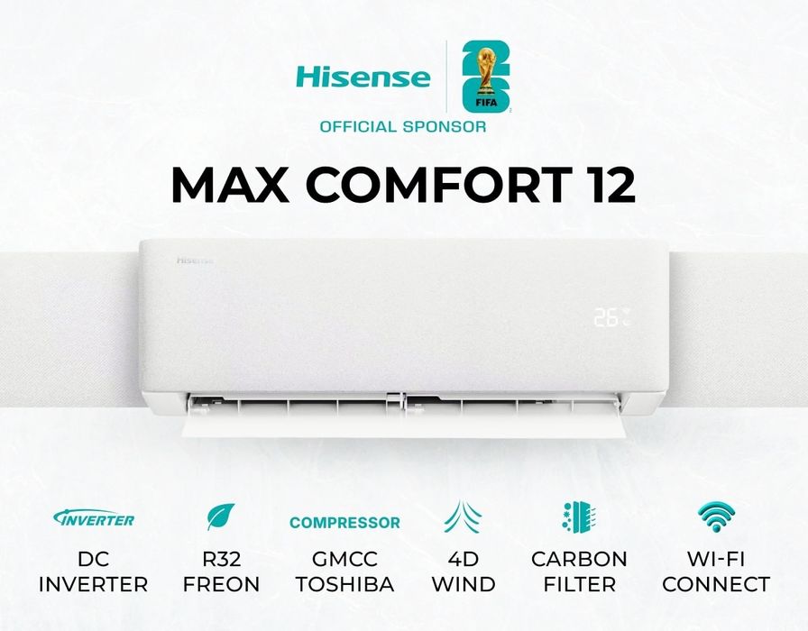Кондисонер Hisense Max Comfort 12 DC Invertor