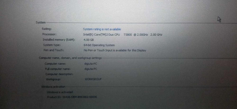 Diagnoza auto Delphi plus laptop diagnoza MSI