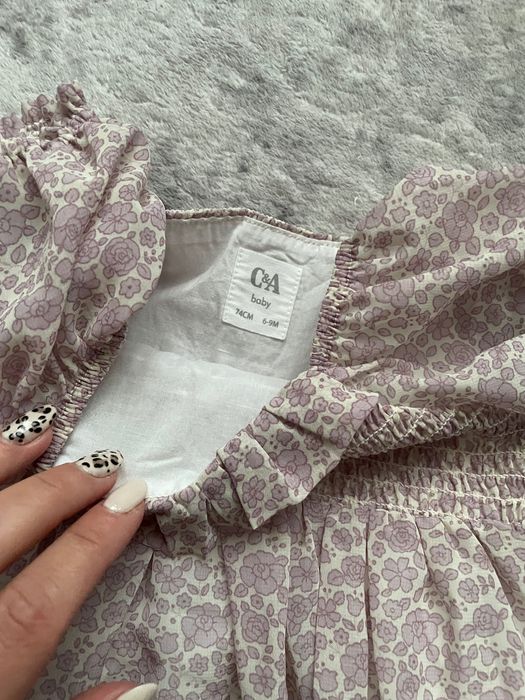 Детска рокля - шифон 74cm