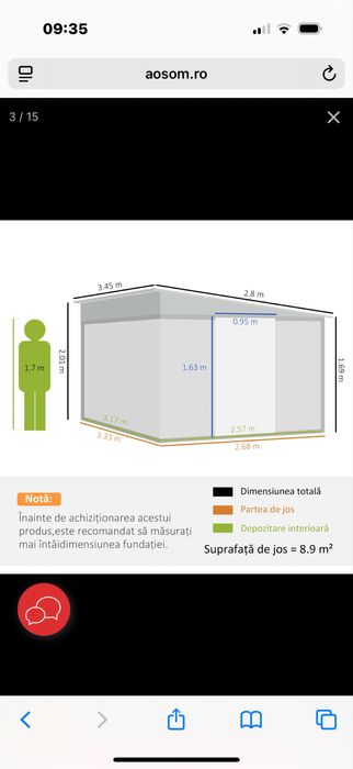 Vand casuta de gradina de tabla