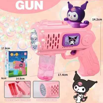 Автоматичен Пистолет за сапунени балони Стич/Куроми/Пикачу/Спайдърмен