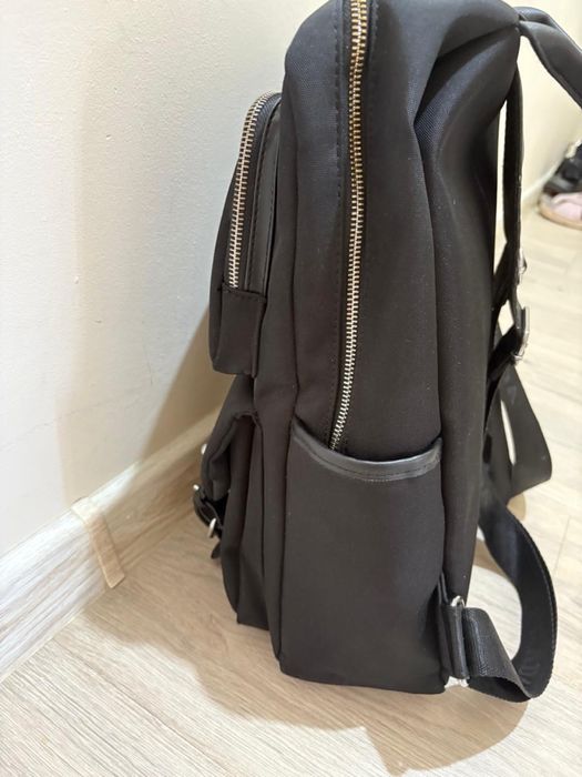 Рюкзак черный, тканевый