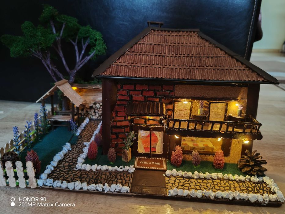 Căsuță rustica in miniatură Hand-made