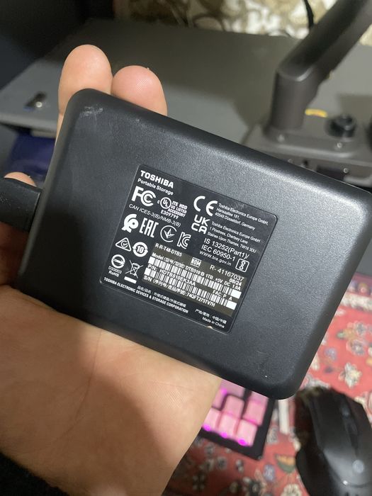 Toshiba tashqi qattiq disk (External HDD)