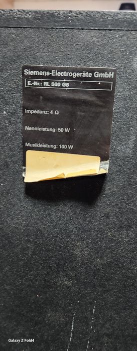 Boxe Siemens 75 watt