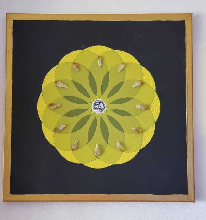 Tablouri UNICE pe panza chanvas negru, TEHNICA ACRILICE