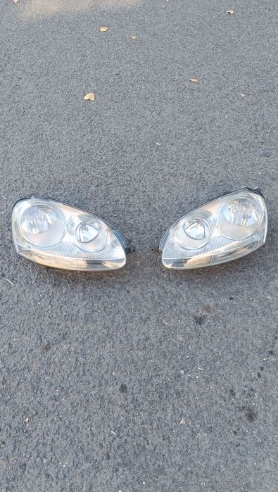 • ОРИГИНАЛНИ рефлекторни фарове за Голф 5 и др. 100% ЗДРАВИ (полирани)