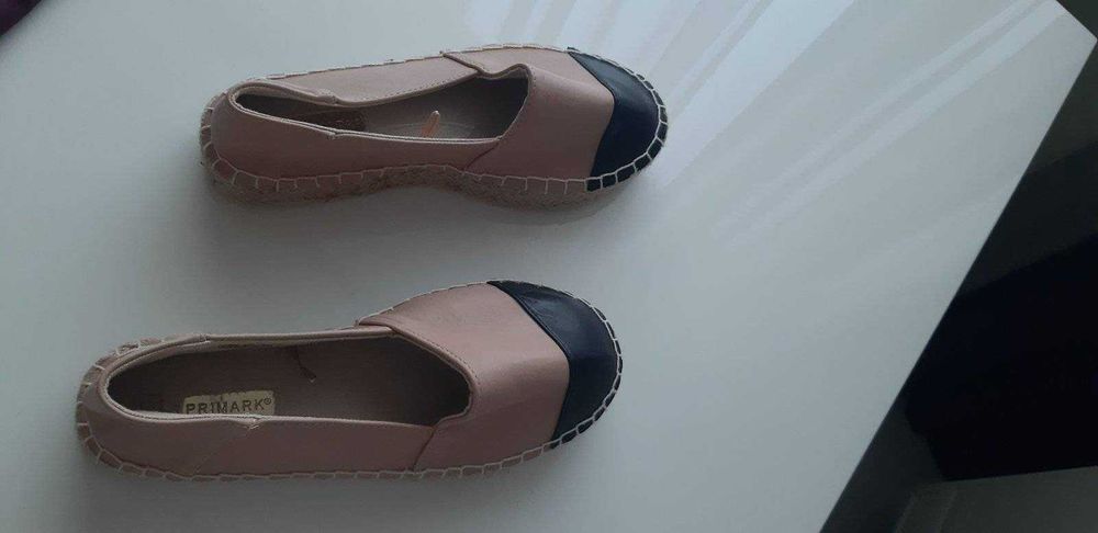 НОВИ Дамски Еспадрили в розово и черно