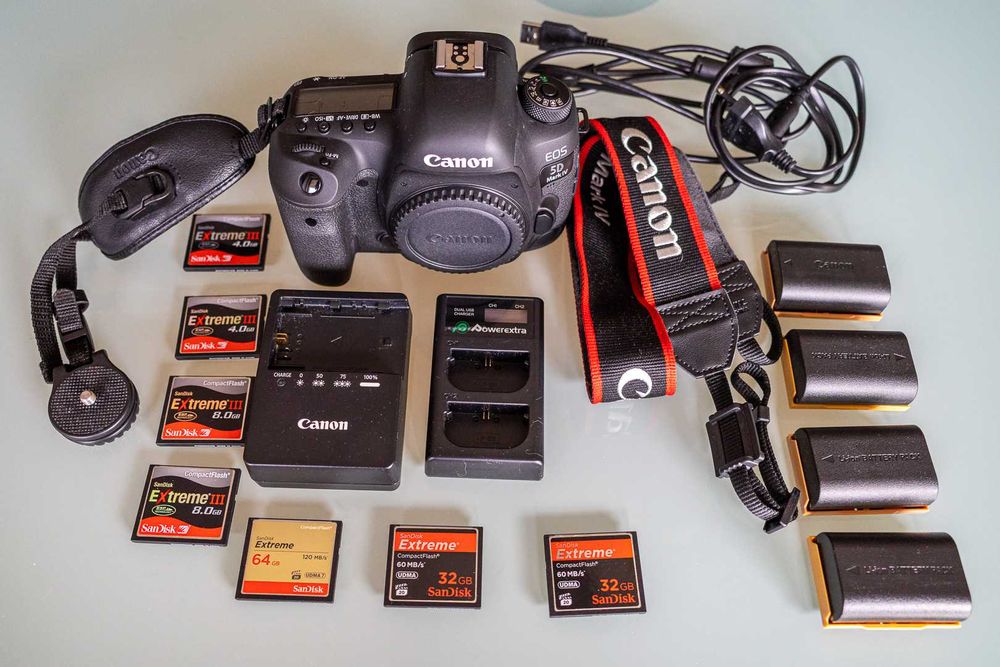 Комплект Canon EOS 5D Mark IV, Canon L и Zeiss обективи + аксесоари