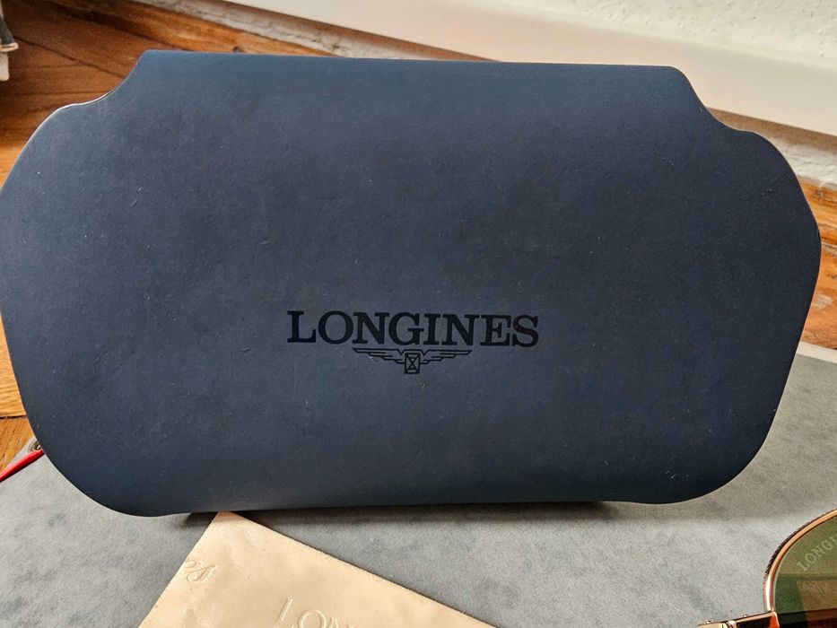 Ochelari Aviator Longines Original , Rama auriu, lentile Zeiss culoare Green,