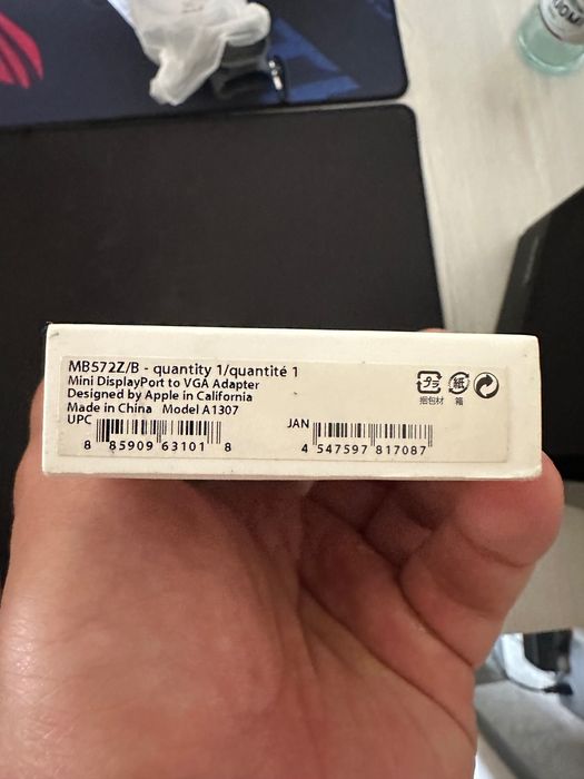 Apple mini display port to VGA адаптер оригинал